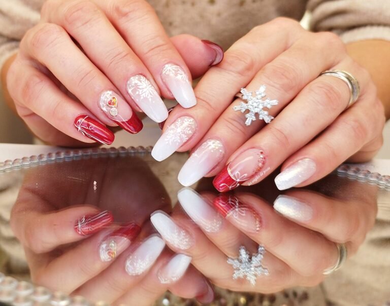 Babyboomer Noël blanc er rouge-Flocons de neige
