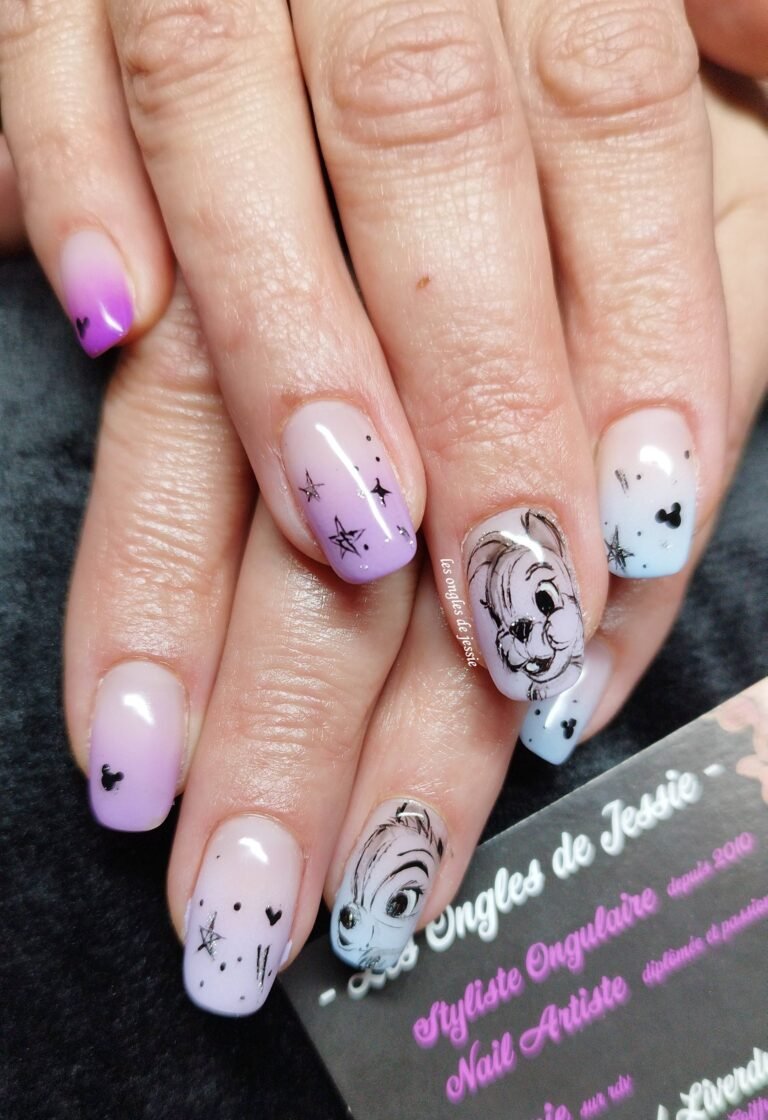 Panpan et Bambi esquisse inspiration Disney
